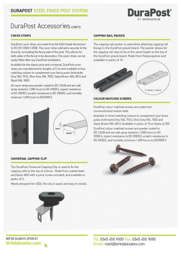 DuraPost Fence Post Cap with Bracket 75mm x 75mm - Image 4