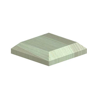 Green Treated Post Cap by Birkdale - Image 2