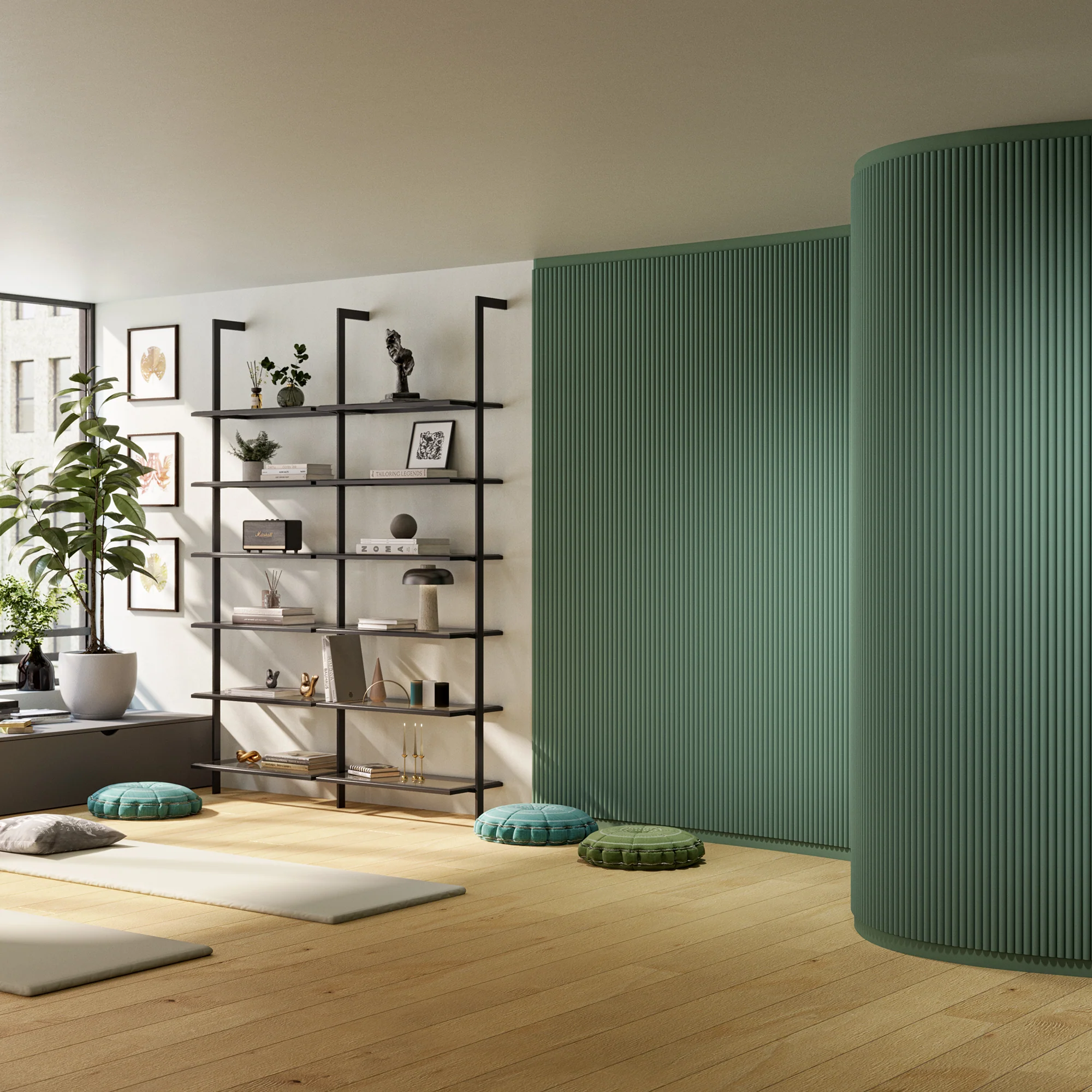 Half Round Flexi Oak Finish Wall Panel 15mm x 300mm x 2400mm (Pack of 2) - Image 7