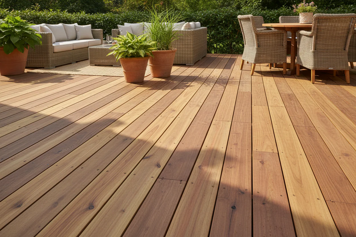 Decking Boards - Treated Grooved & Smooth Decking Boards 32mm x 125mm - Image 5