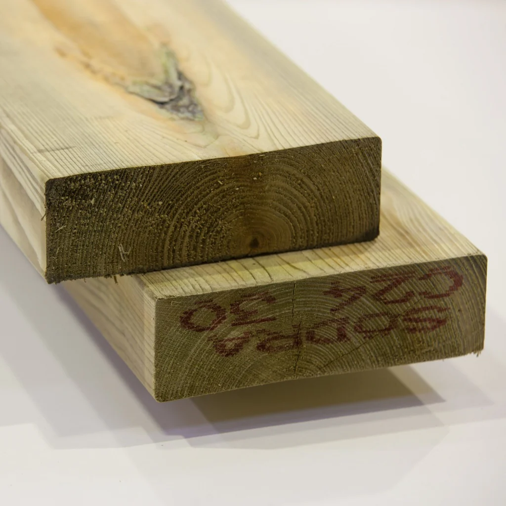 Treated sawn Timber C24 47mm x 150mm (6x2) - Image 6